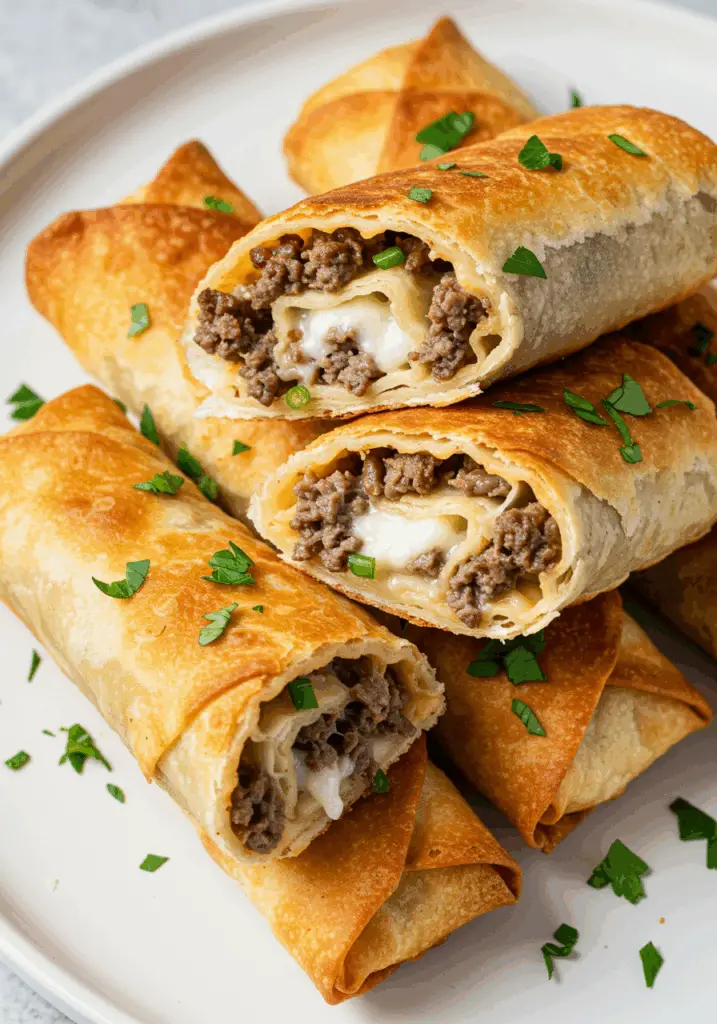 Keto Philly Cheesesteak Rolls