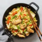 Chinese Chicken Cabbage Stir-Fry