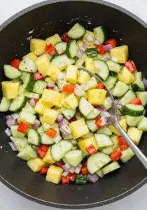 Pineapple Cucumber Salad