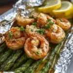 Baked Shrimp and Asparagus Foil Packs