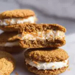 Carrot Cake Cookie Sandwiches