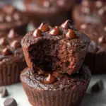 Chocolate Black Bean Blender Muffins {High Protein}