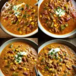 Creamy Beef Taco Soup