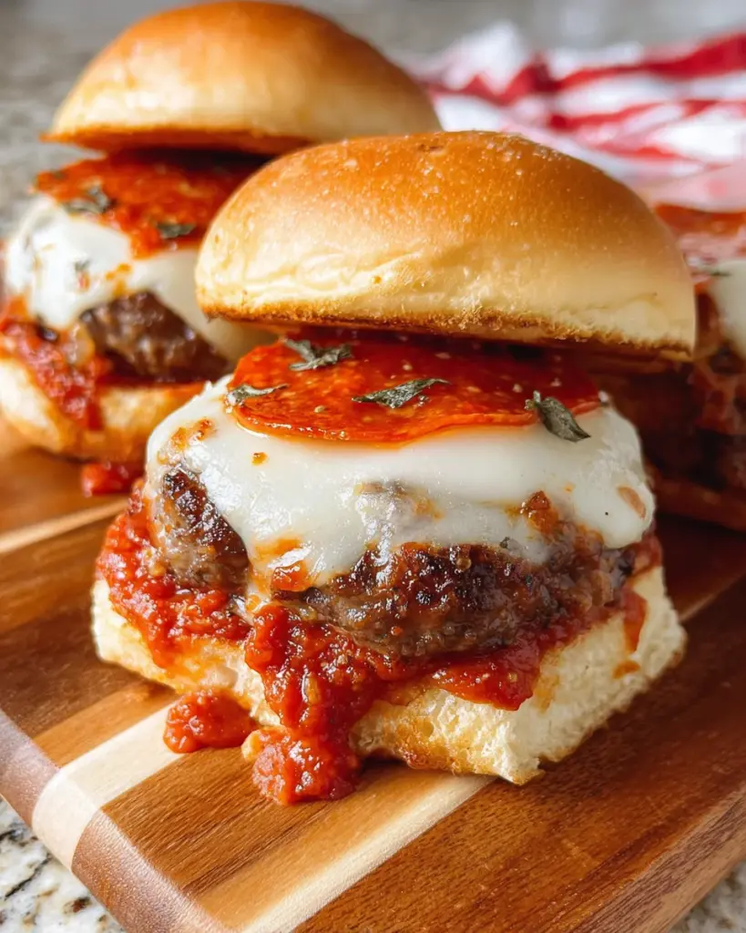 Easy Pizza Burgers Recipe