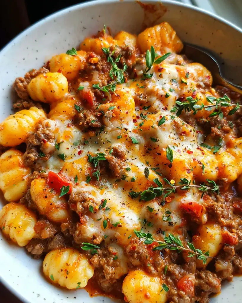 Ground Beef Gnocchi (30 Minutes, One-Pan)