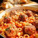 Homemade Spaghettios and Meatballs