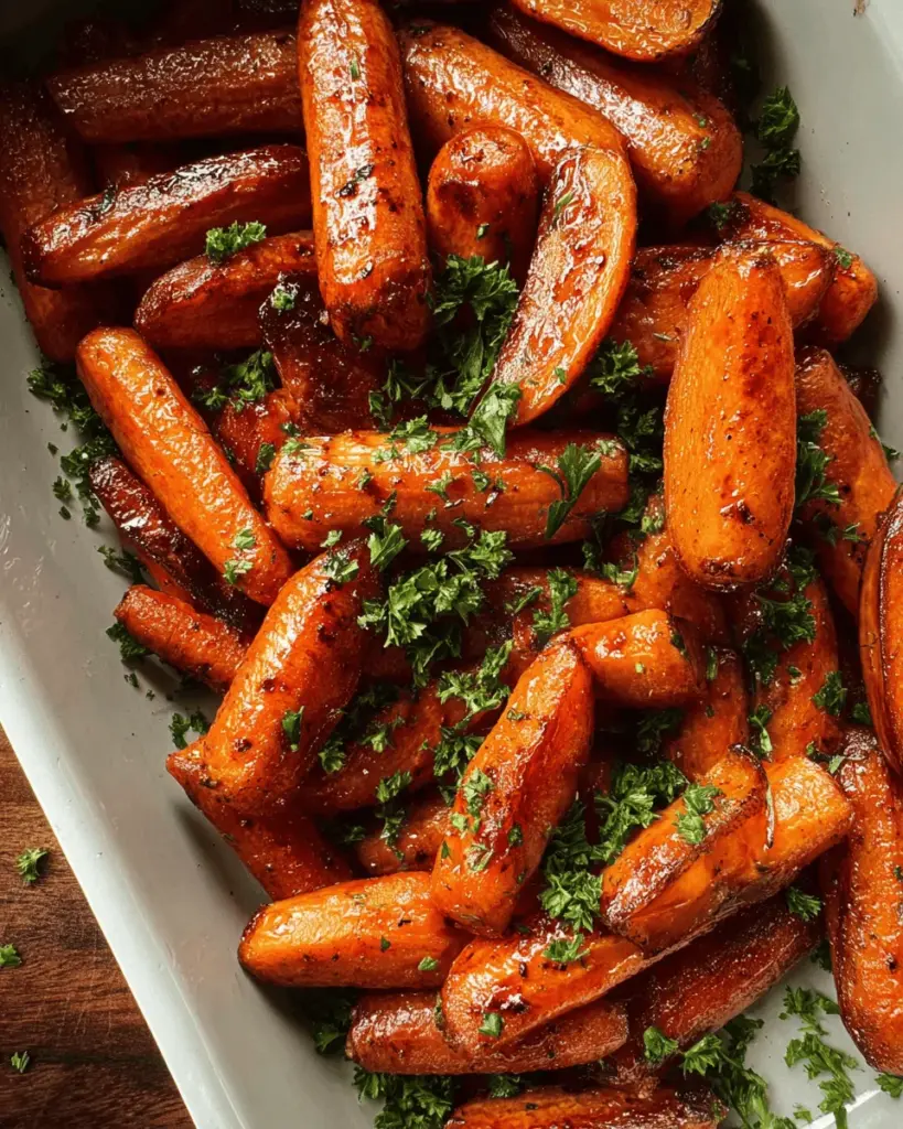 Honey Balsamic Roasted Carrots