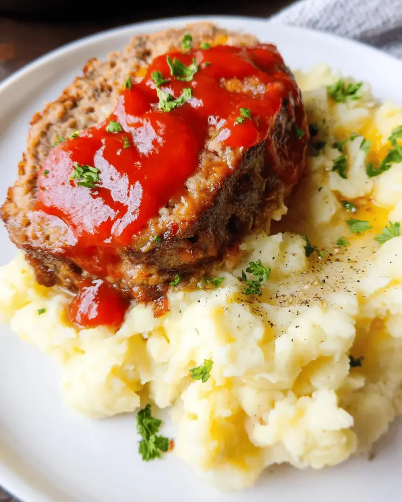 Instant Pot Meatloaf with Mashed Potatoes