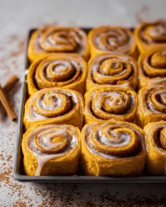 Pumpkin Cinnamon Rolls