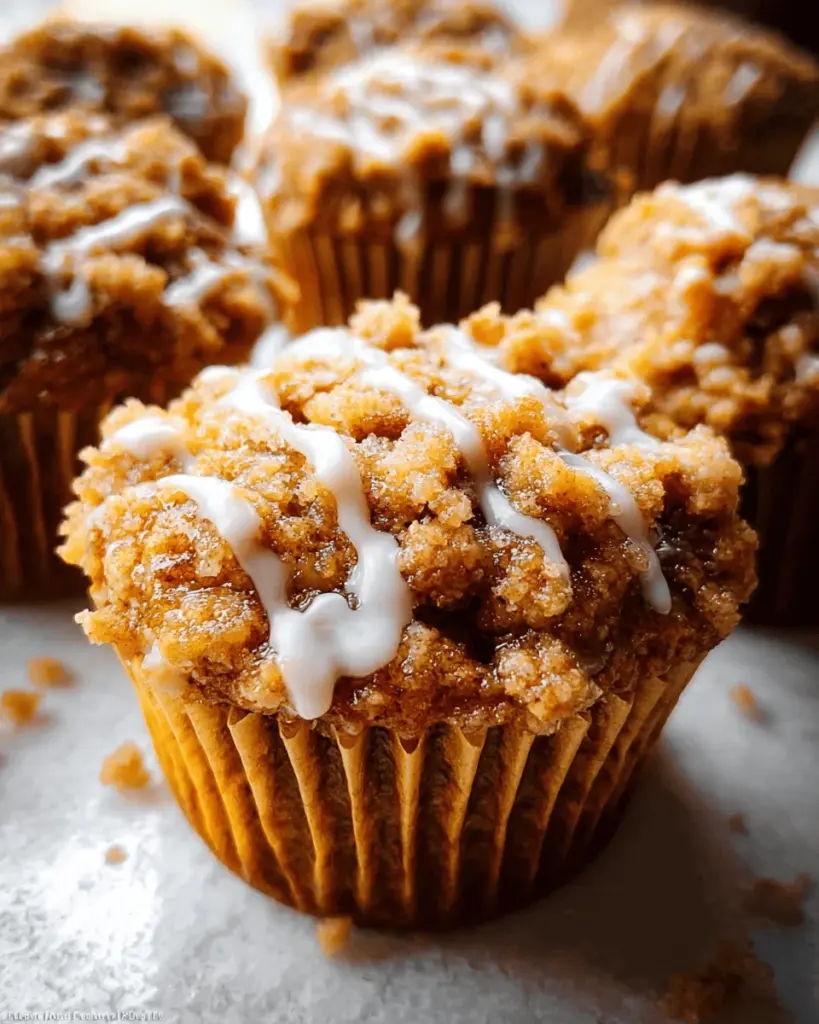Pumpkin Crumb Cake Muffins