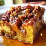 Pumpkin Praline Bread Pudding