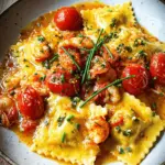 Ravioli in Crayfish Tomato Sauce