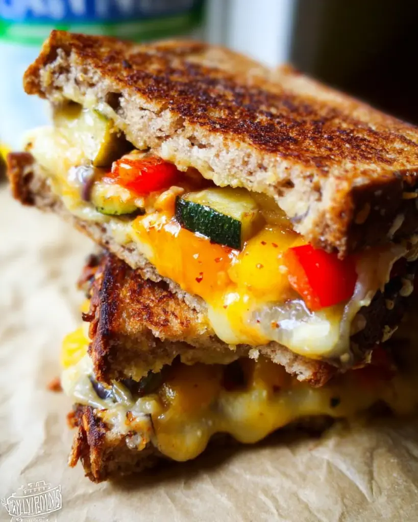 Roasted Vegetable Grilled Cheese