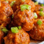 Slow Cooker Buffalo Chicken Meatballs