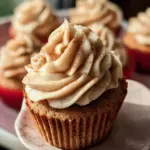 Apple Cider Cupcakes with Spiced Buttercream Frosting