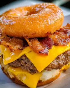 Buttery Glazed Donut Burger