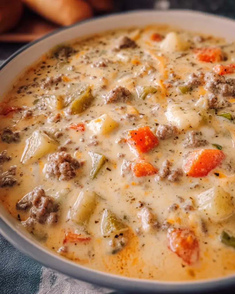 Cheeseburger Soup