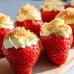 Cheesecake Stuffed Strawberries