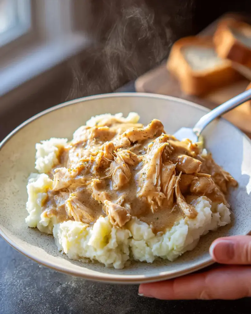 Chicken and Gravy (over mashed potatoes)