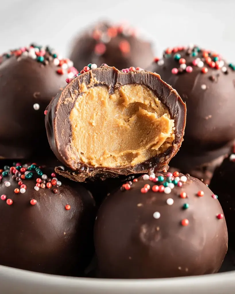 Chocolate Peanut Butter Balls Recipe