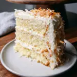 Coconut Cream Cake with Coconut Cream Cheese Frosting
