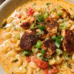 Creamy Cajun Chicken Pasta Soup