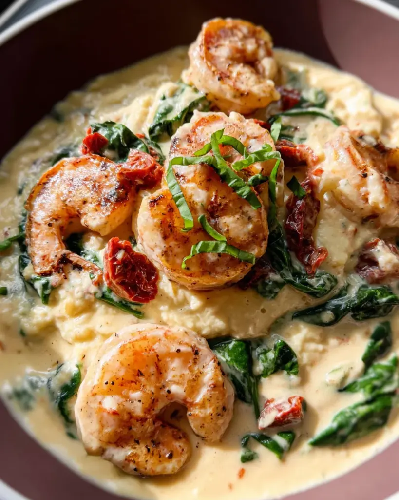 Creamy Tuscan Garlic Shrimp