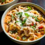 Crockpot Chicken Parmesan Soup (Slow Cooker)