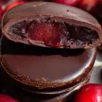 Dark Chocolate Covered Cranberry Sauce Bites