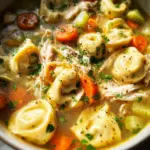 Easy Chicken Tortellini Soup