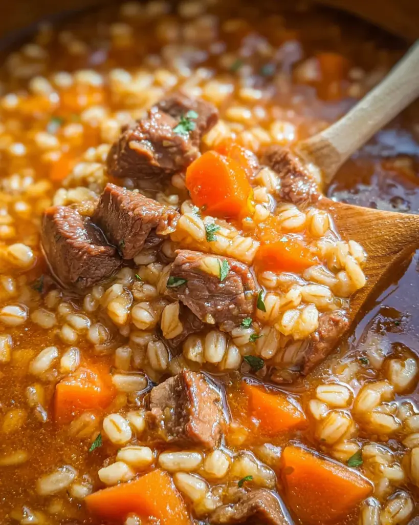 Hearty Beef Barley Soup