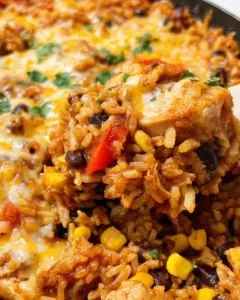 Mexican Cheesy Chicken and Rice​
