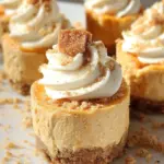No Bake Pumpkin Mini Cheesecakes