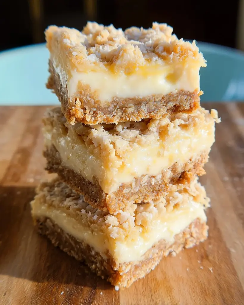 Oatmeal Lemon Cream Bars