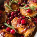 One-Pan Cranberry Rosemary Chicken