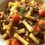 PASTA WITH LENTILS