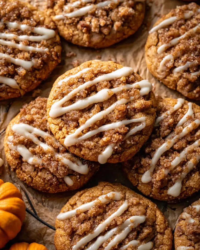 Pumpkin Coffee Cake Cookies