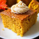 Pumpkin Cornbread {with Cinnamon Honey Butter}