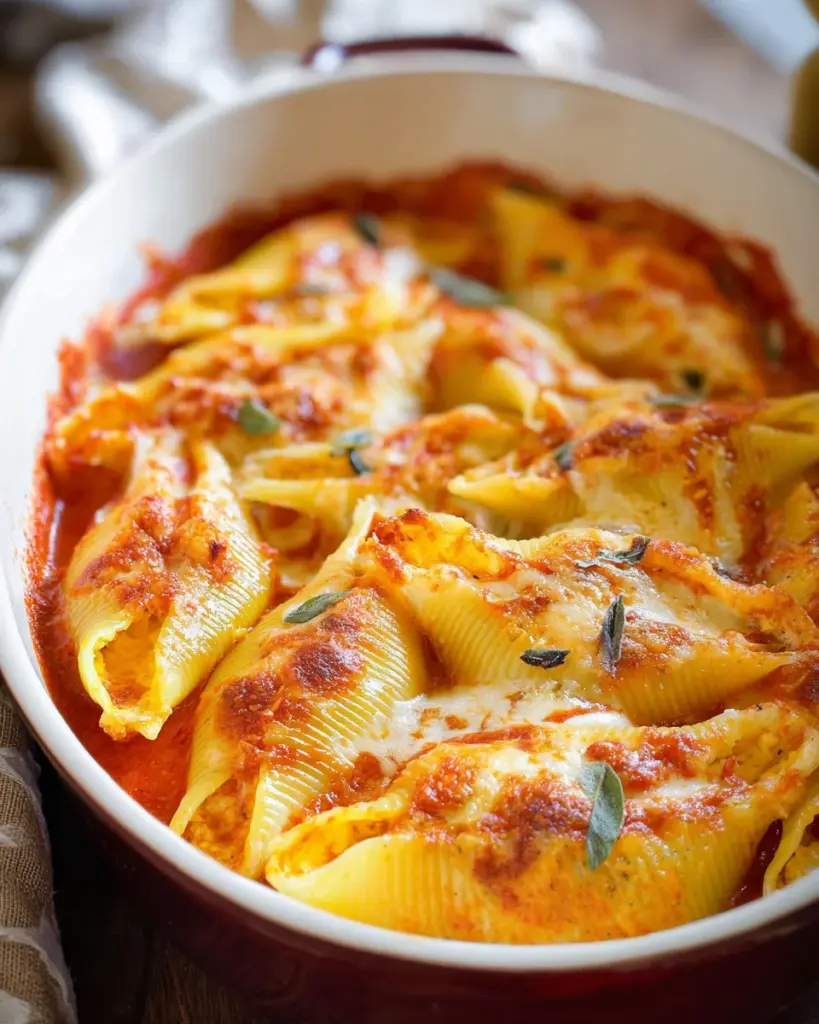 Pumpkin Ricotta Stuffed Shells