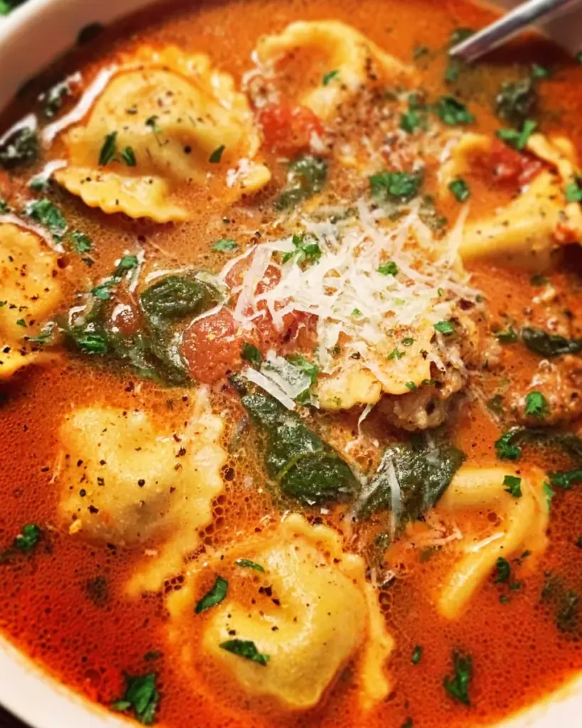 Ravioli Soup