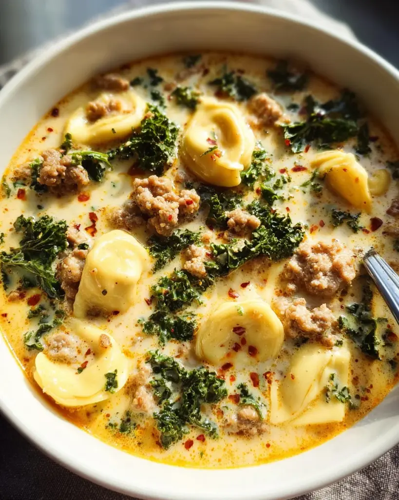 Sausage Tortellini Soup