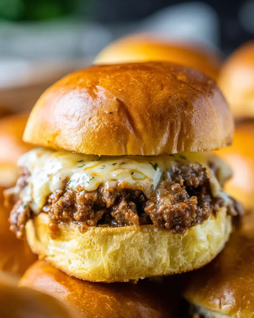 Slow Cooker French Dip Sloppy Joes