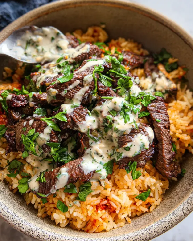 Steak & Queso Rice