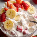 Strawberry Banana Cheesecake Salad