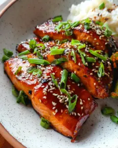 Air Fryer Teriyaki Glazed Salmon