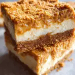 Butterscotch Graham Cracker Cheesecake Bars