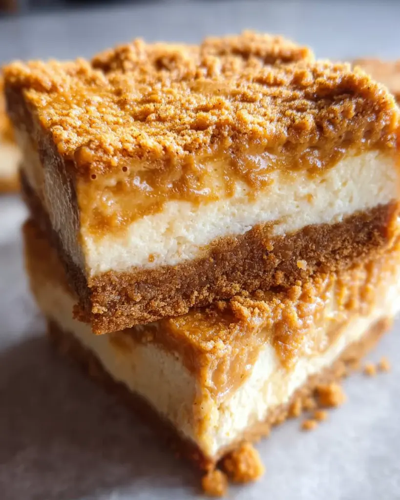 Butterscotch Graham Cracker Cheesecake Bars