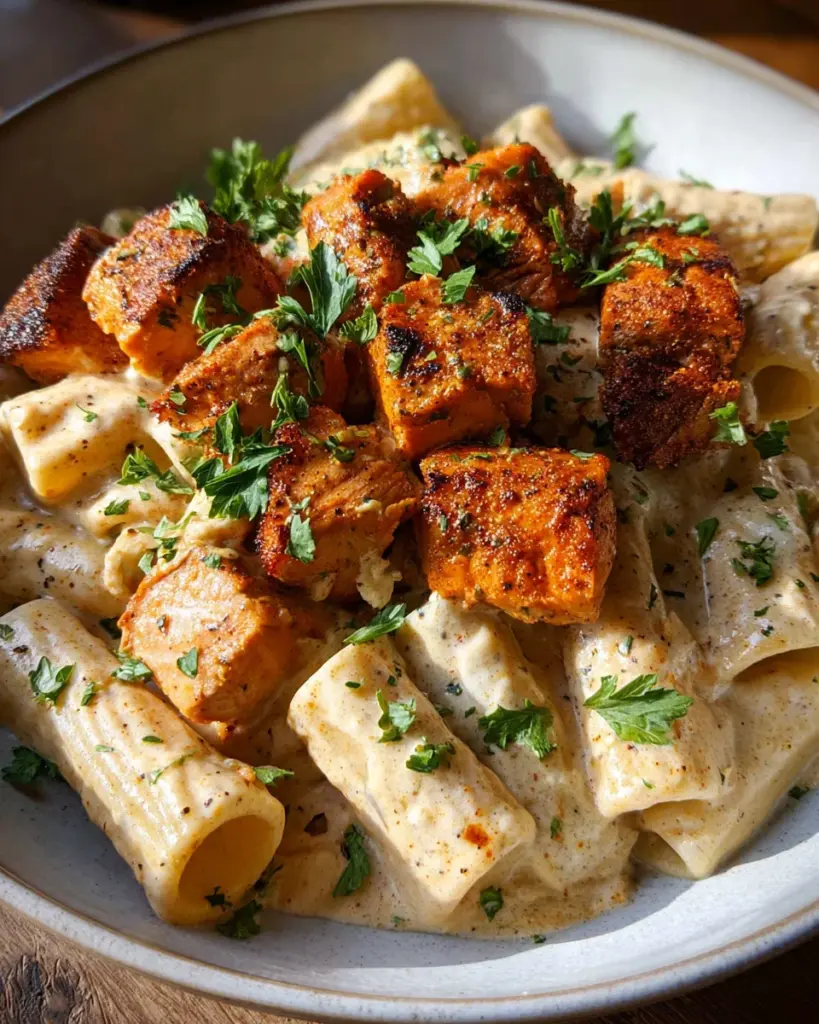 Cajun Salmon Rigatoni