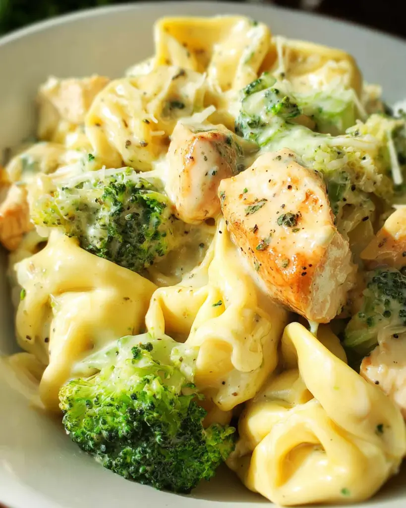 Cheesy Chicken Broccoli Tortellini