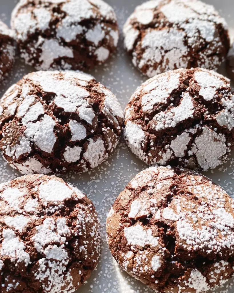 Chocolate Crinkle Cookies Recipe